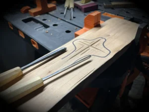 Cross Carved with Handtools - Christian Crafts USA
