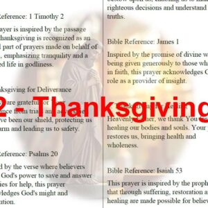 Prayer Letter - 2-Thanksgiving