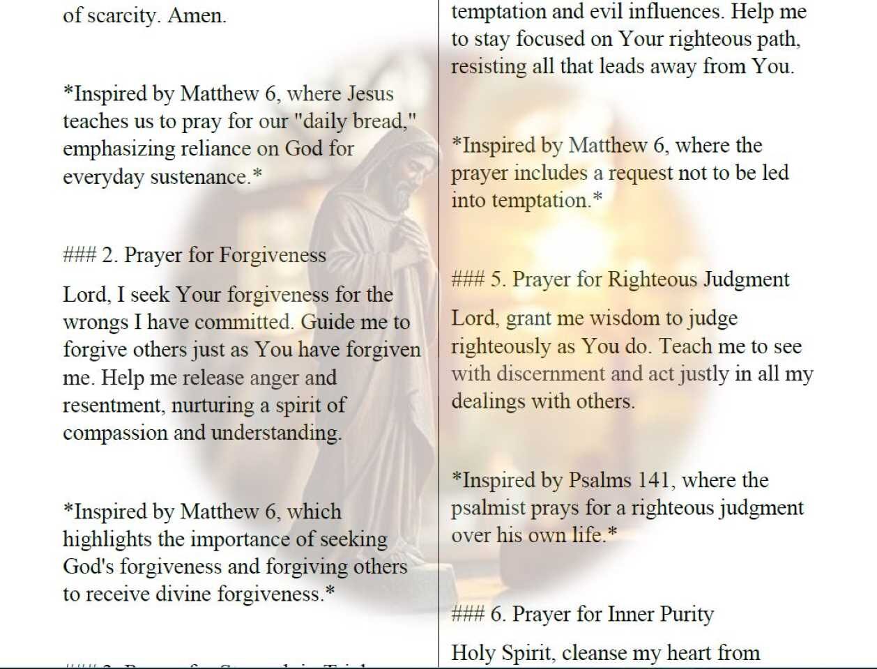 Prayer Letter Christian Crafts USA