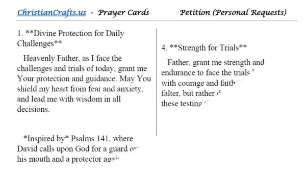 PrayerCard 3-Petition (Personal Requests) 2025-01