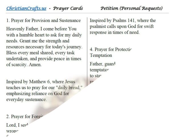pic PrayerCard 3-Petition (Personal Requests) 2025-03