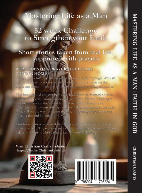 Mastering Life as a Man - Hardcover BACK